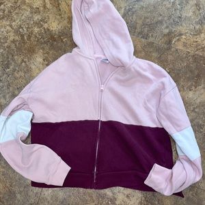 Girls xxl hoodie zip up jacket athletic